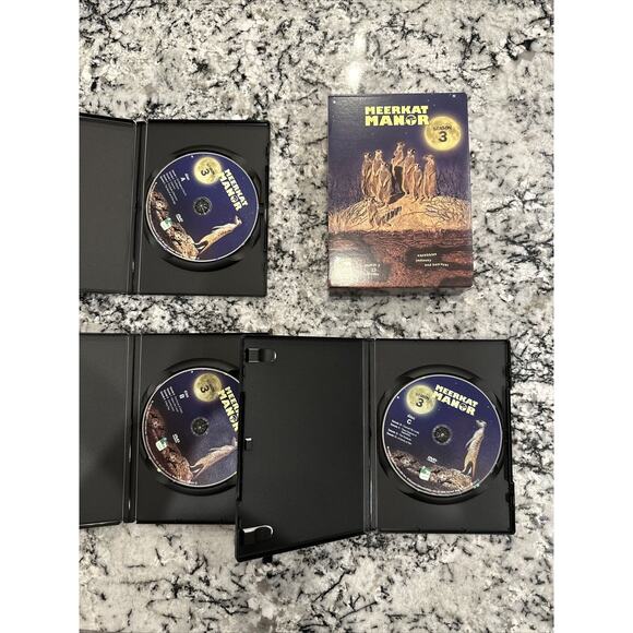 Meerkat Manor - Seasons 1-3 (DVD, 2-Disc Set) - Plus Flower of the Kalahari Book - Picture 7 of 12